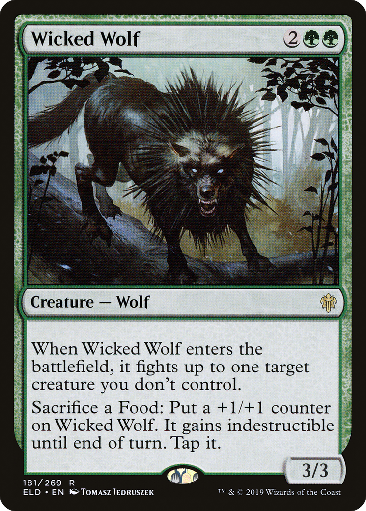 Wicked Wolf (ELD-181)  - Throne of Eldraine