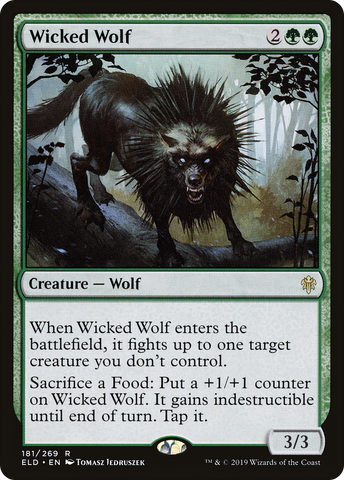 Wicked Wolf (ELD-181)  - Throne of Eldraine