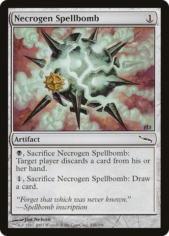 Necrogen Spellbomb (MRD-216)  - Mirrodin