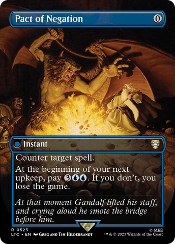 Pact of Negation (Borderless) (LTC-523)  - Tales of Middle-earth Commander