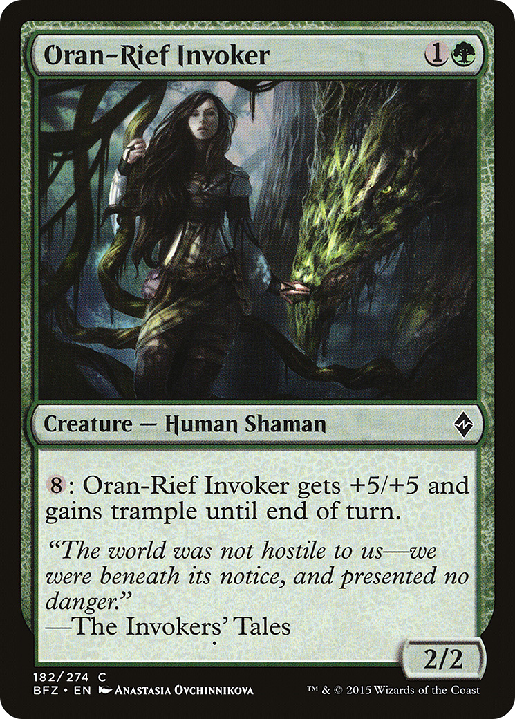 Oran-Rief Invoker (BFZ-182)  - Battle for Zendikar