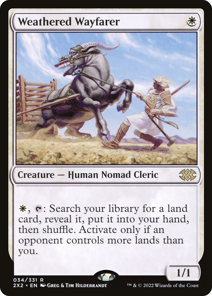 Weathered Wayfarer (2X2-034)  - Double Masters 2022