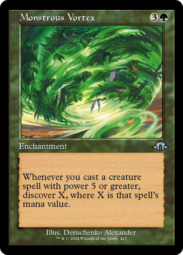 Monstrous Vortex (Retro Frame) (MH3-427)  - Modern Horizons 3