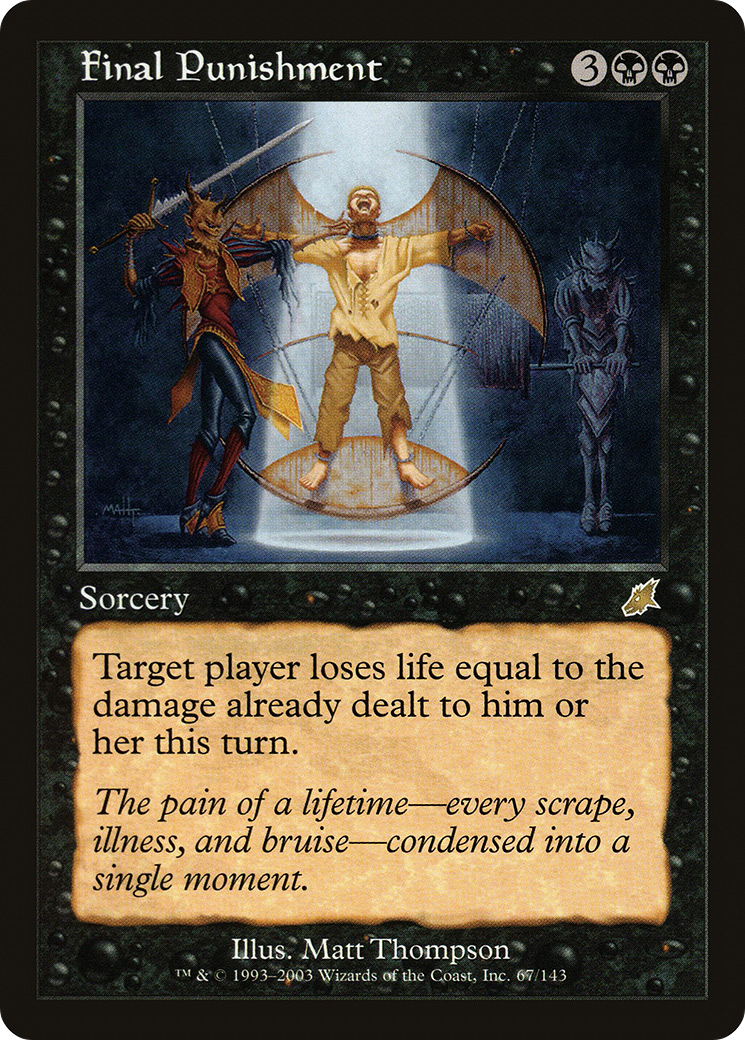 Final Punishment (SCG-067)  - Scourge