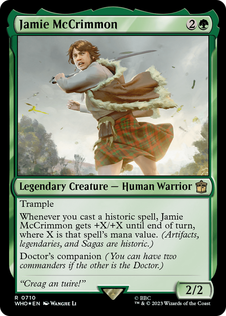 Jamie McCrimmon (Surge Foil) (WHO-710)  Foil - Doctor Who