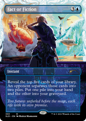 Fact or Fiction (SLD-333)  Foil - Secret Lair Drop (Borderless)