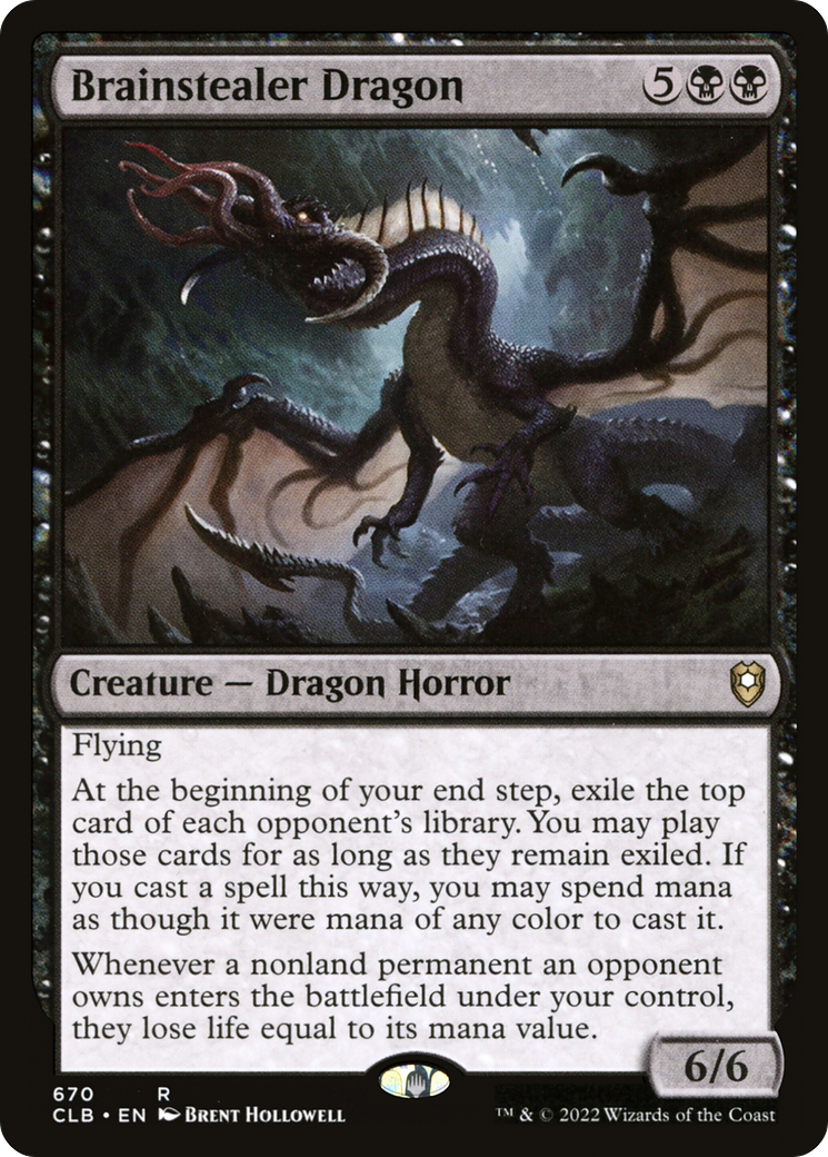 Brainstealer Dragon (CLB-670)  - Commander Legends: Battle for Baldur's Gate