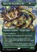 Kura, the Boundless Sky (Borderless) (NEO-411)  Foil - Kamigawa: Neon Dynasty