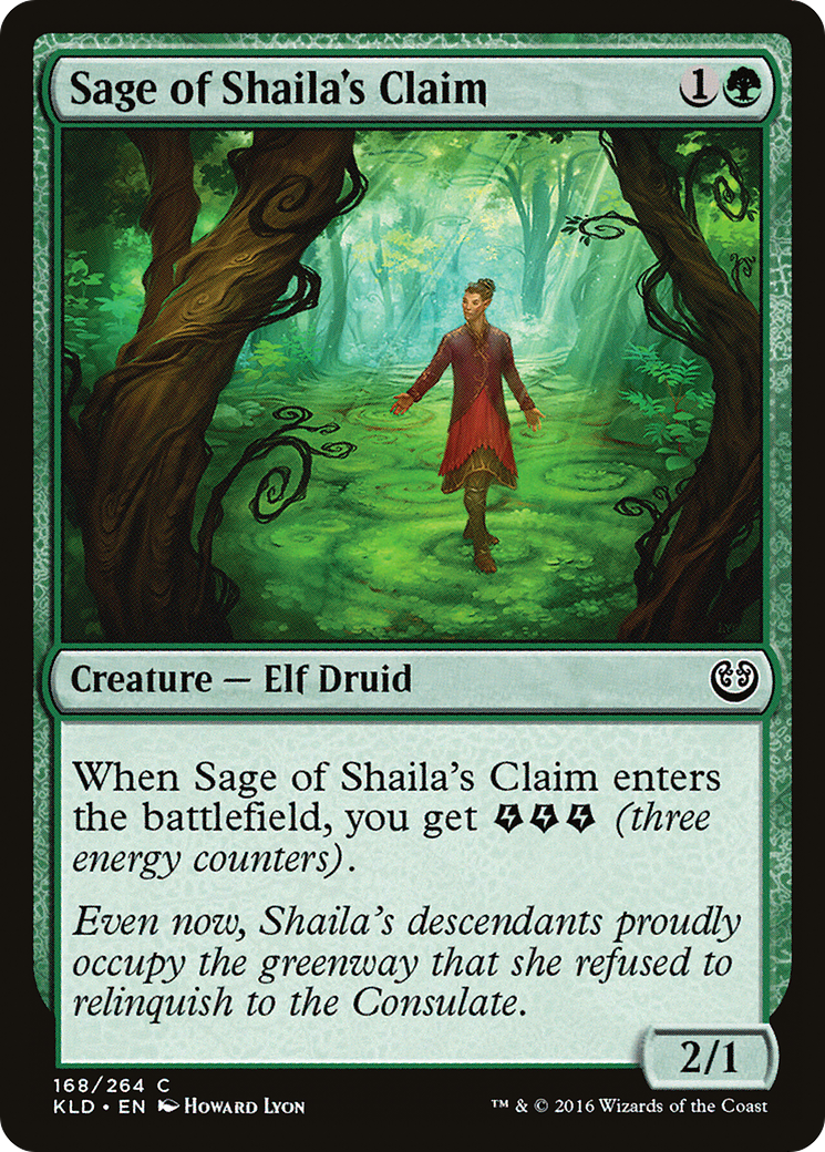 Sage of Shaila's Claim (KLD-168)  - Kaladesh