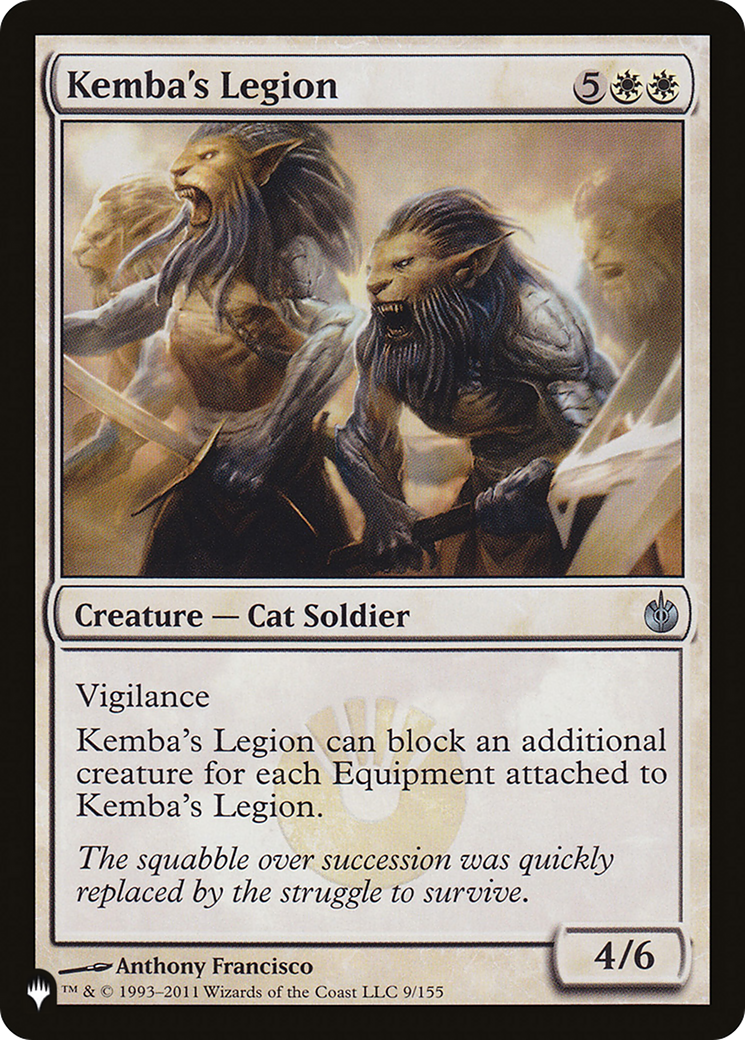 Kemba's Legion (LIST-MBS-9)  - The List