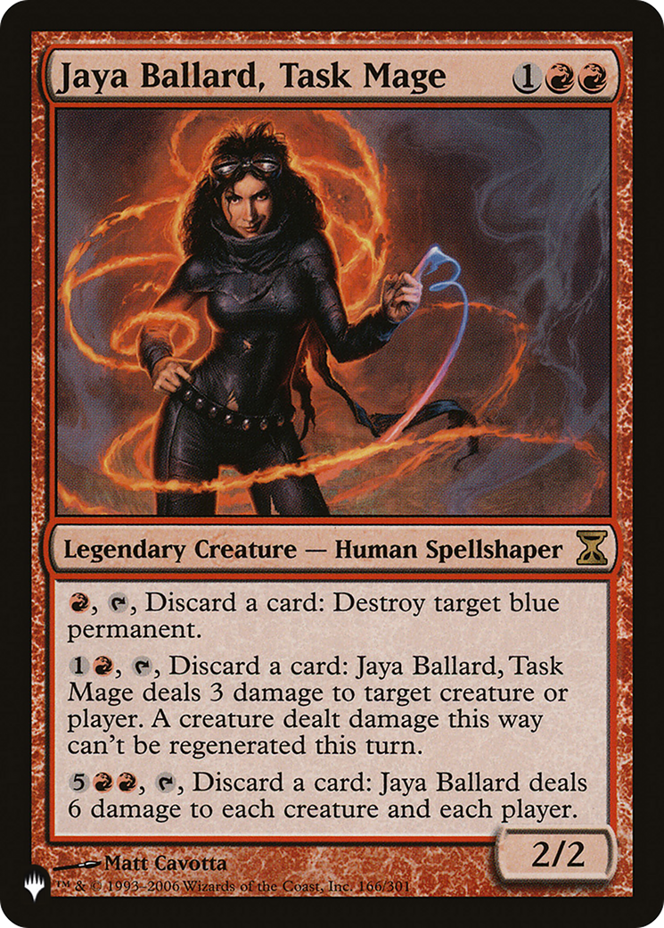 Jaya Ballard, Task Mage (LIST-TSP-166)  - The List