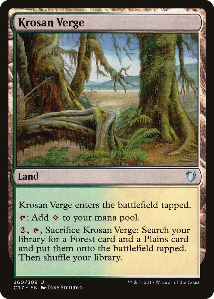 Krosan Verge (C17-260)  - Commander 2017