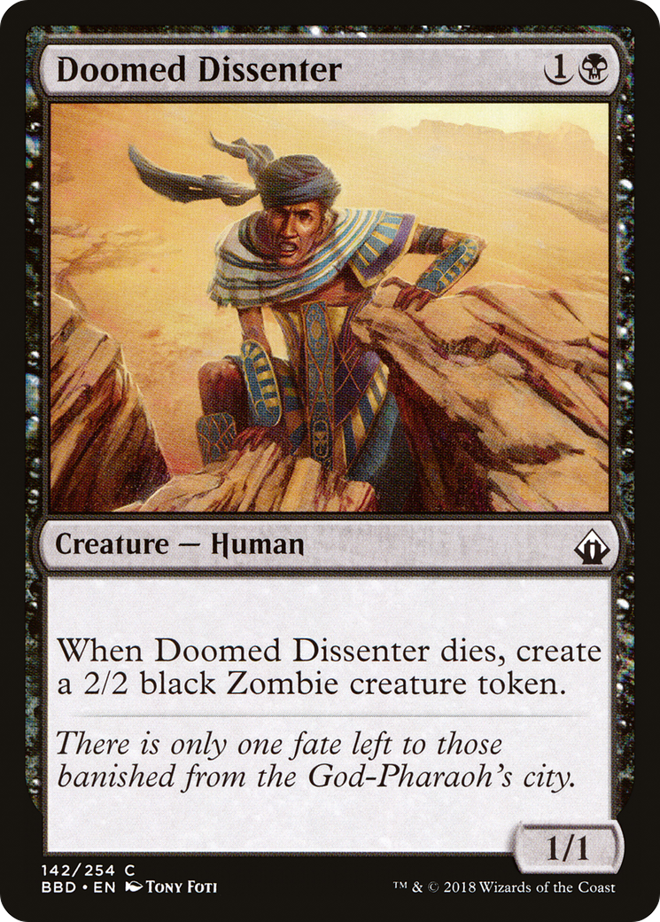 Doomed Dissenter (BBD-142)  Foil - Battlebond