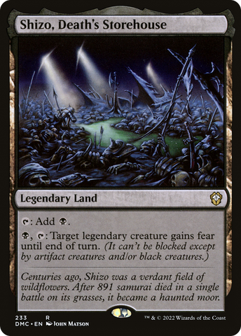Shizo, Death's Storehouse (DMC-233)  - Dominaria United Commander