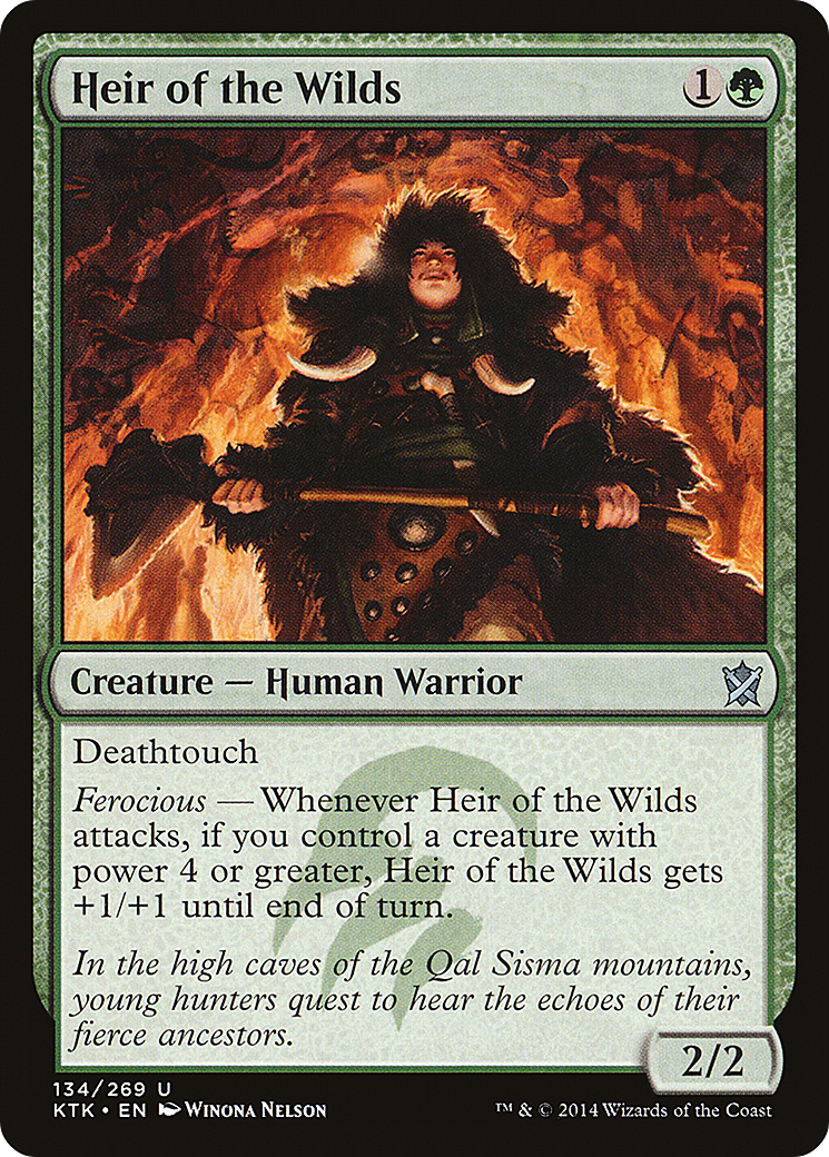 Heir of the Wilds (KTK-134)  - Khans of Tarkir