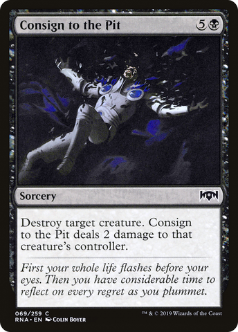 Consign to the Pit (RNA-069)  Foil - Ravnica Allegiance