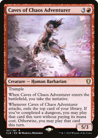 Caves of Chaos Adventurer (CLB-167)  - Commander Legends: Battle for Baldur's Gate