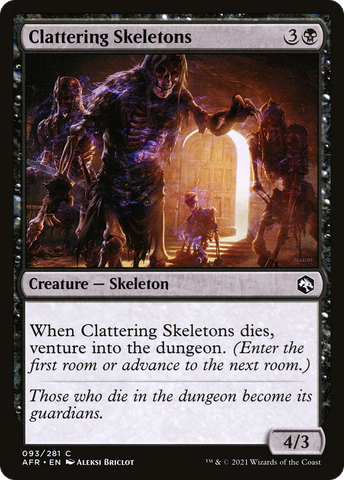 Clattering Skeletons (AFR-093)  - Adventures in the Forgotten Realms