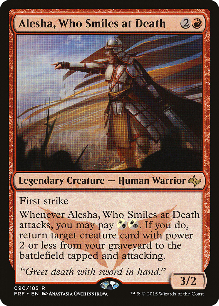 Alesha, Who Smiles at Death (FRF-090)  Foil - Fate Reforged
