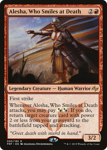 Alesha, Who Smiles at Death (FRF-090)  - Fate Reforged
