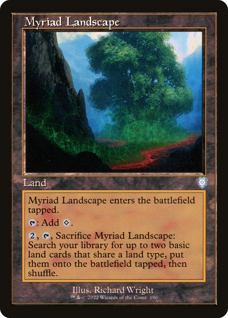 Myriad Landscape (Retro Frame) (BRC-190)  - The Brothers' War Commander