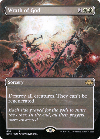 Wrath of God (Borderless) (DMR-416)  - Dominaria Remastered