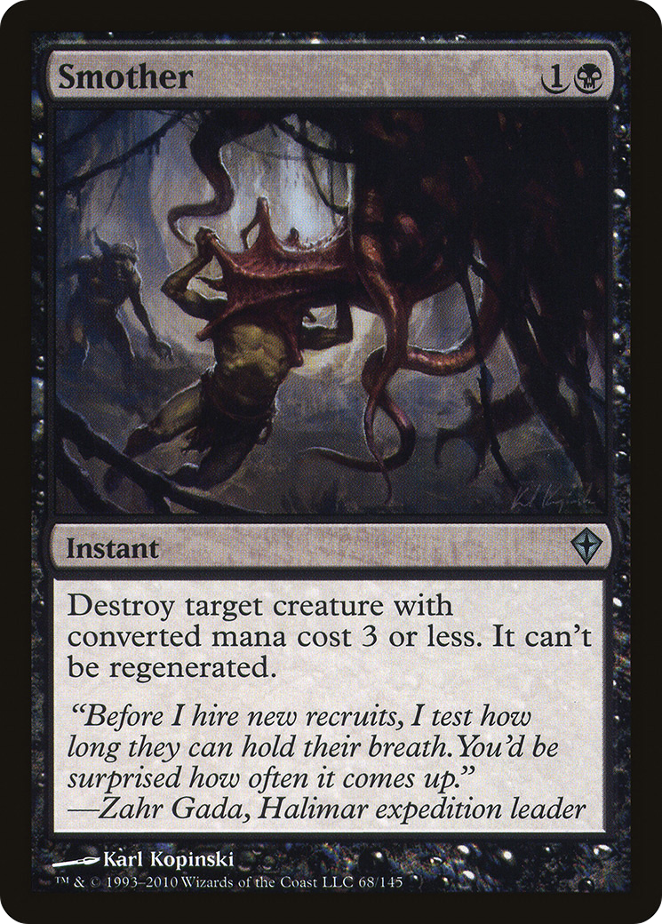Smother (WWK-068)  Foil - Worldwake
