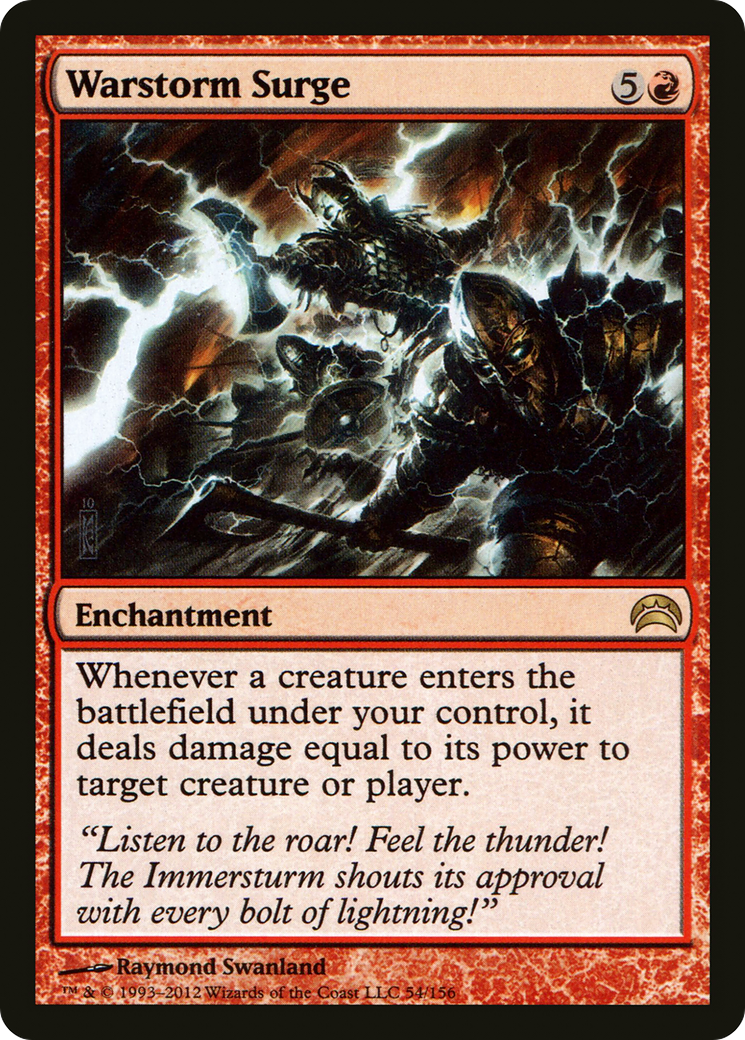 Warstorm Surge (PC2-054)  - Planechase 2012
