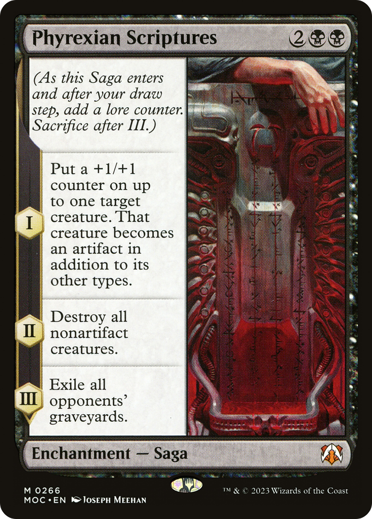 Phyrexian Scriptures (MOC-266)  - March of the Machine Commander