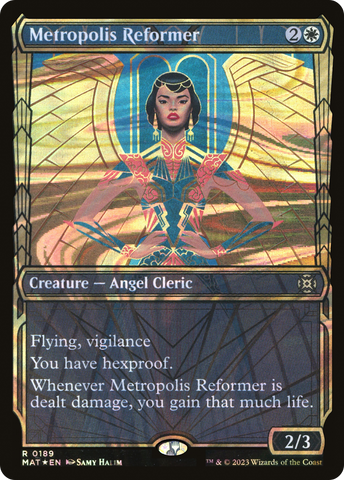 Metropolis Reformer (Halo Foil) (MAT-189)  Foil - March of the Machine: The Aftermath: (Showcase)