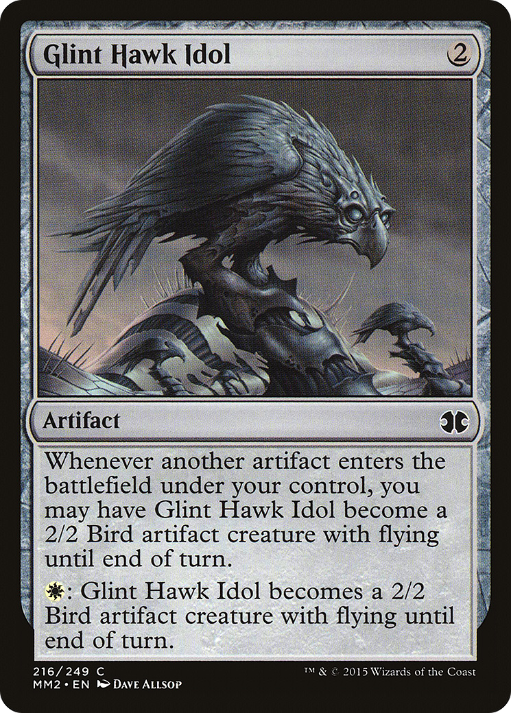 Glint Hawk Idol (MM2-216)  Foil - Modern Masters 2015