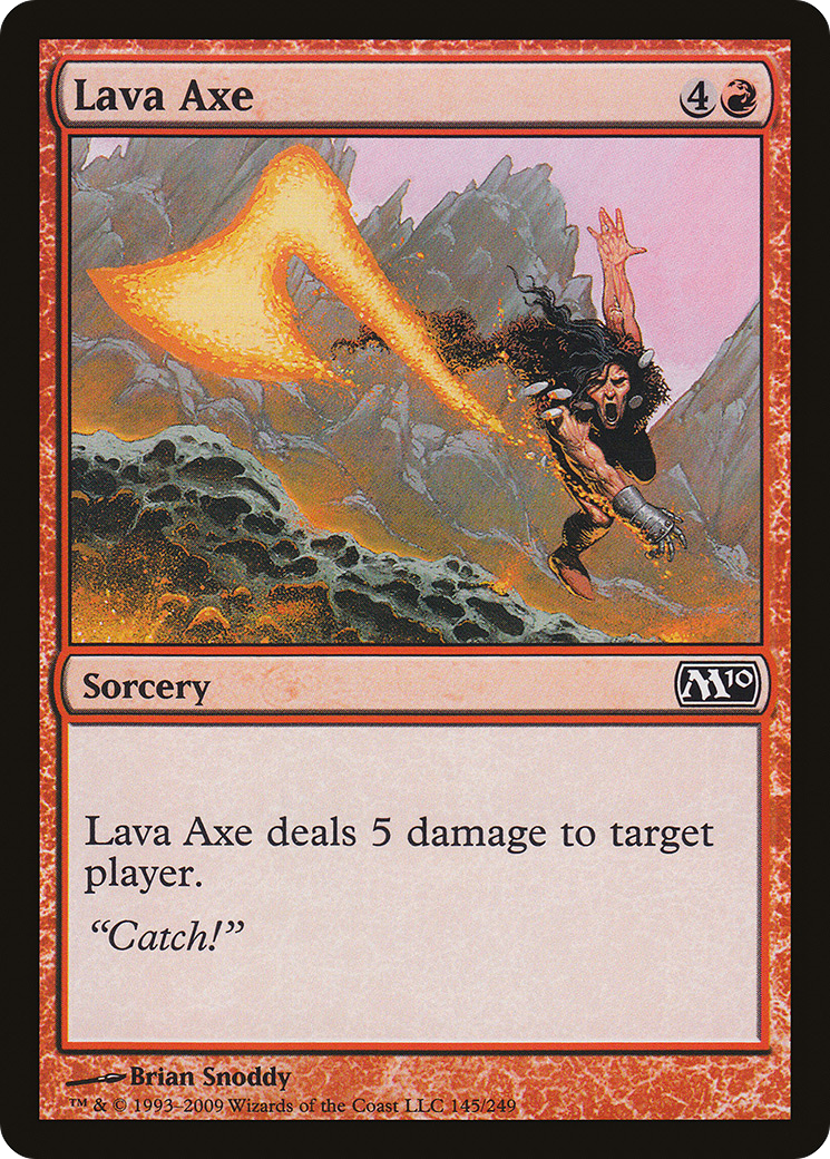 Lava Axe (M10-145)  Foil - Magic 2010