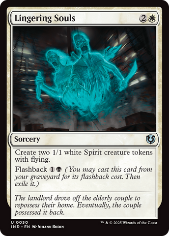 Lingering Souls (INR-030)  Foil - Innistrad Remastered