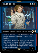 River Song (Showcase) (Surge Foil) (WHO-1138)  Foil - Doctor Who: (Showcase) (Borderless)