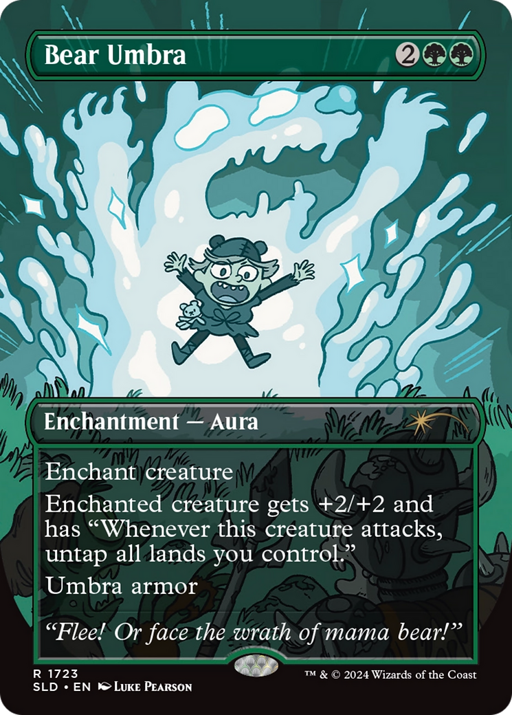 Bear Umbra (SLD-1723)  - Secret Lair Drop (Borderless)