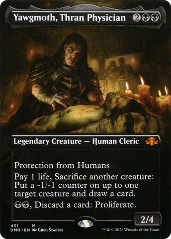 Yawgmoth, Thran Physician (Borderless) (DMR-431)  Foil - Dominaria Remastered