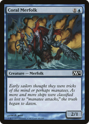 Coral Merfolk (M14-049)  - Magic 2014