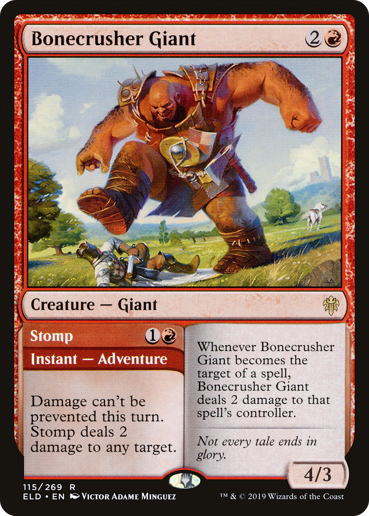 Bonecrusher Giant (ELD-115)  Foil - Throne of Eldraine