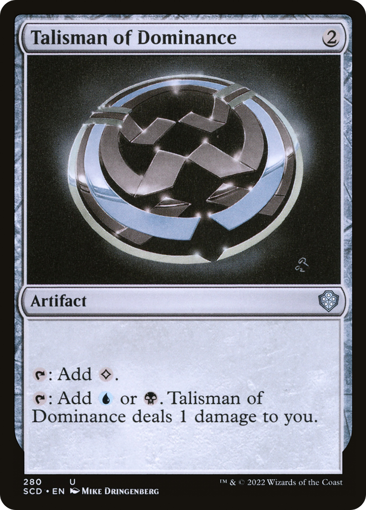 Talisman of Dominance (SCD-280)  - Starter Commander Decks