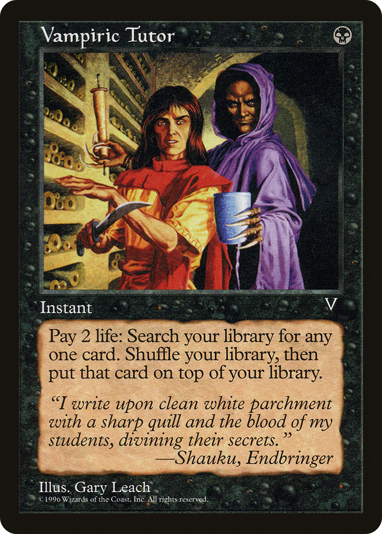 Vampiric Tutor (VIS-)  - Visions