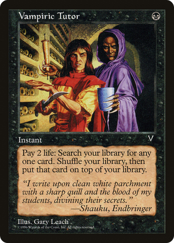 Vampiric Tutor (VIS-)  - Visions