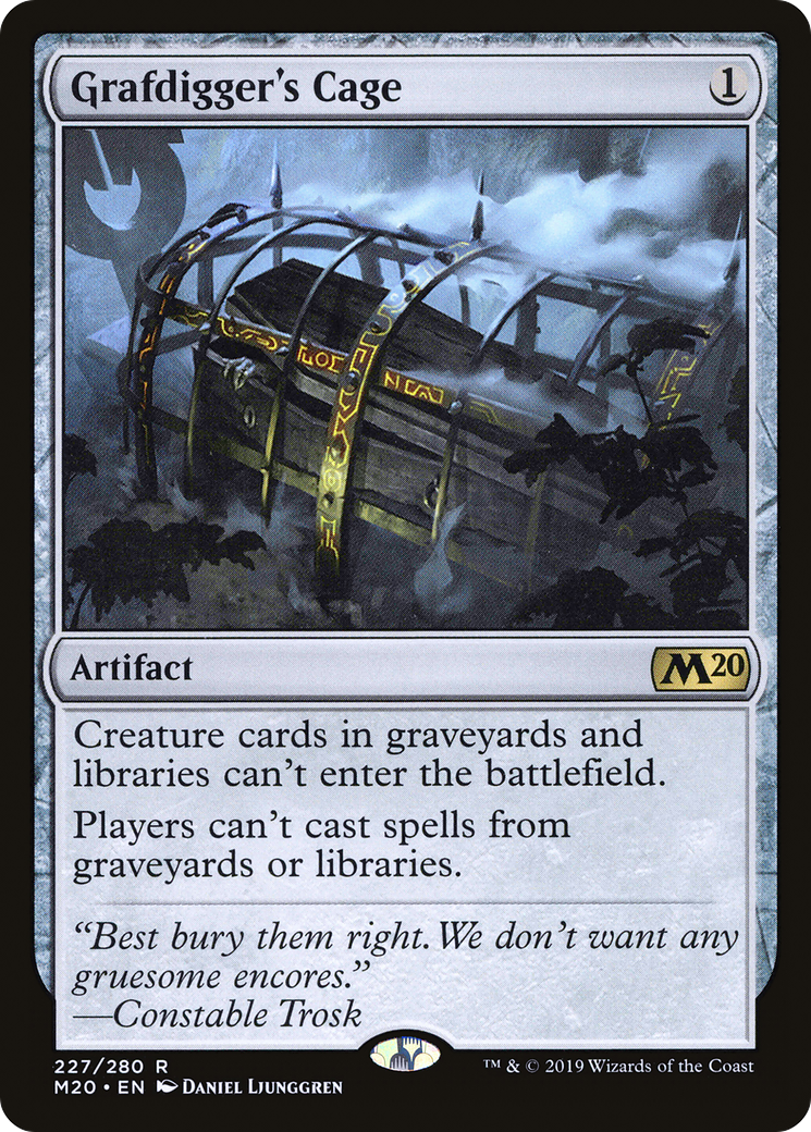 Grafdigger's Cage (M20-227)  Foil - Core Set 2020