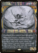 Narset, Enlightened Exile (Halo Foil) (MAT-217)  Foil - March of the Machine: The Aftermath: (Showcase)