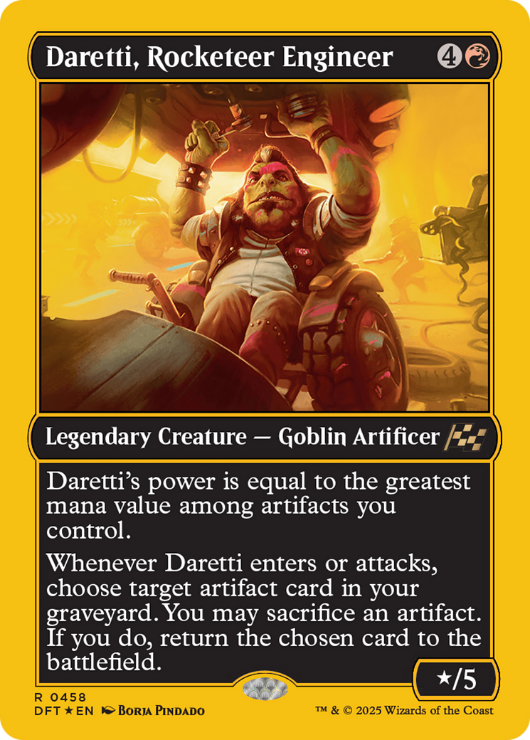 Daretti, Rocketeer Engineer (First-Place Foil) (DFT-458)  Foil - Aetherdrift