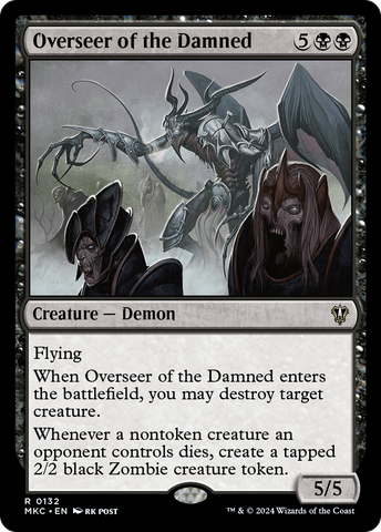 Overseer of the Damned (MKC-132)  - Murders at Karlov Manor Commander