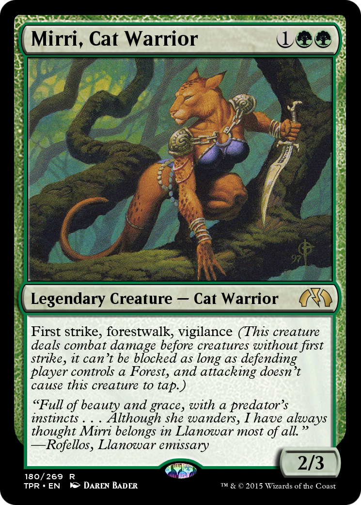 Mirri, Cat Warrior (TPR-180)  Foil - Tempest Remastered