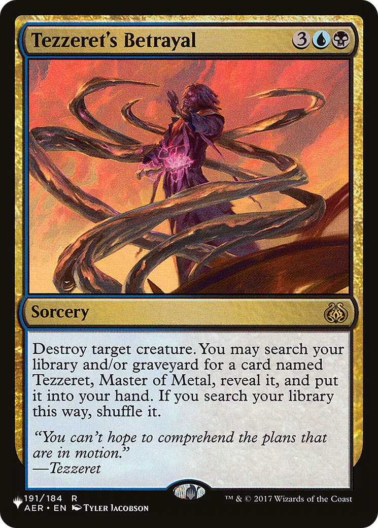 Tezzeret's Betrayal (LIST-AER-191)  - The List