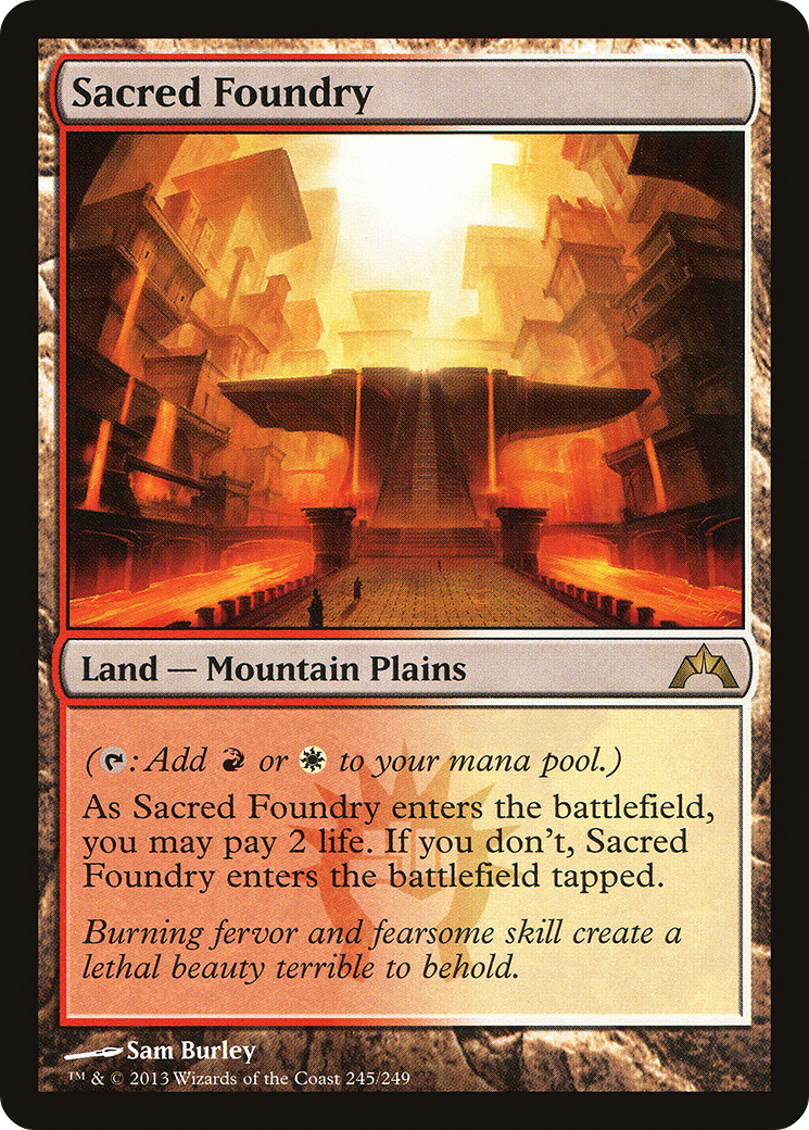 Sacred Foundry (GTC-245)  - Gatecrash