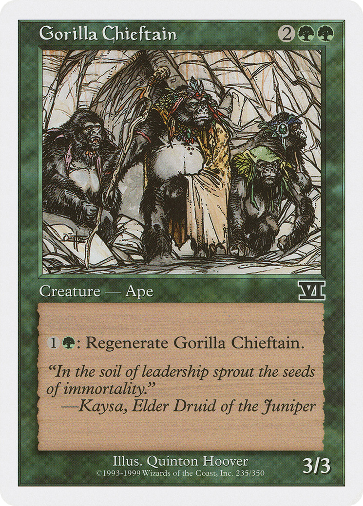 Gorilla Chieftain (6ED-235)  - Classic Sixth Edition