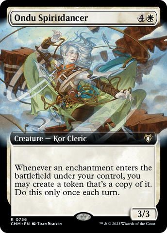 Ondu Spiritdancer (Extended Art) (CMM-756)  Foil - Commander Masters: (Extended Art)